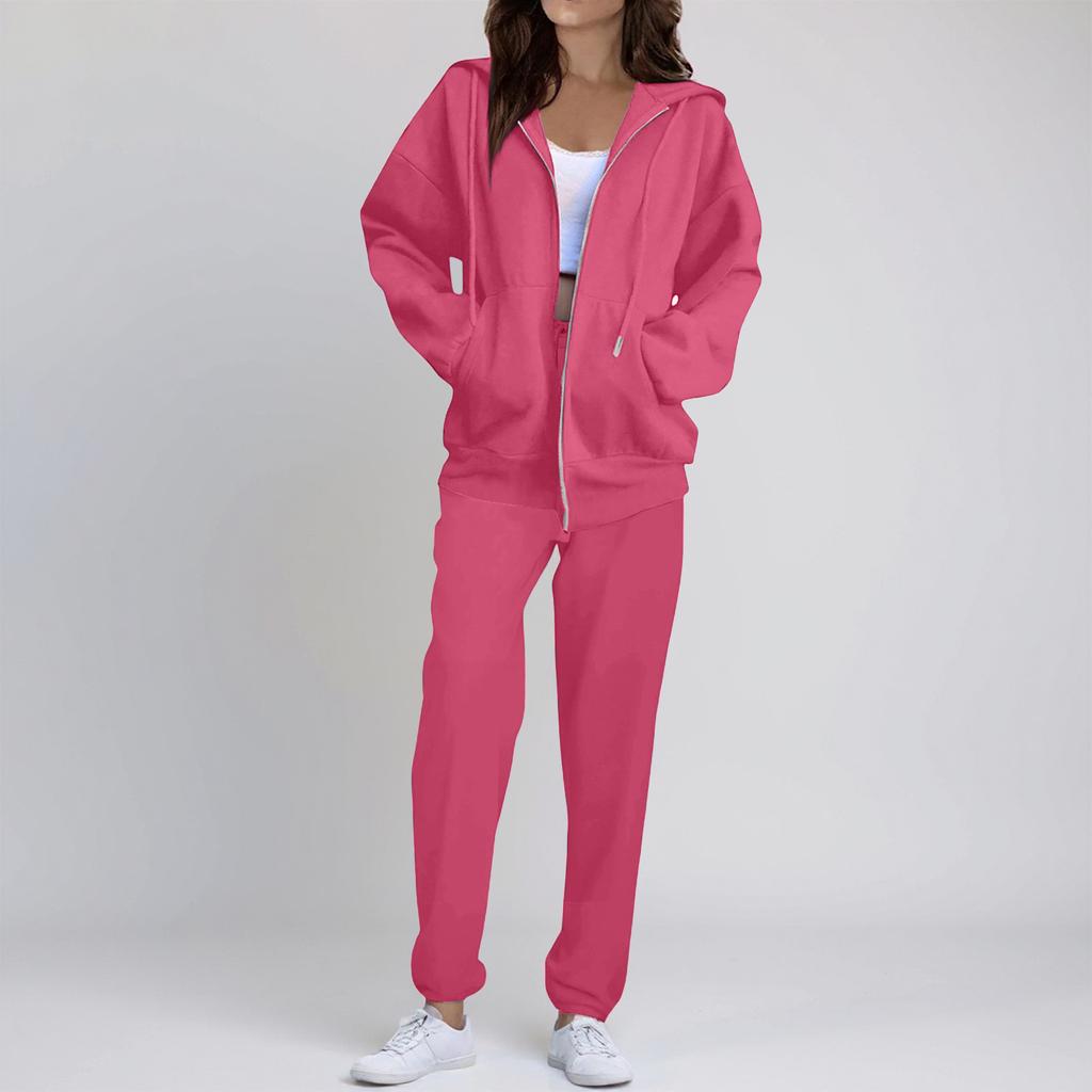 Fashionable Women's /Winter Casual Comfortable Sweatshirt Jacket Set