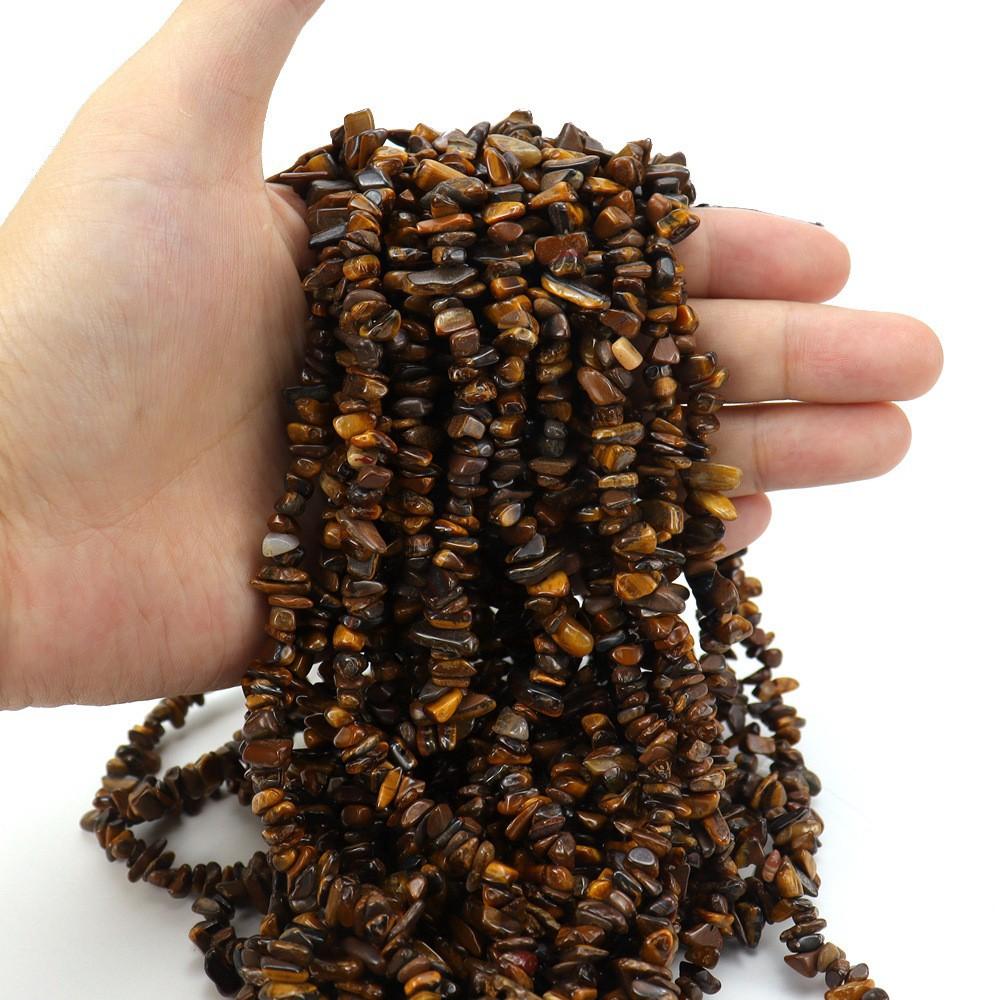 5-8 Irregular Natural Crystal Porous Gravel Rough Stone Work In Progress Bracelet Necklace Beaded Diy Jewelry Accessories