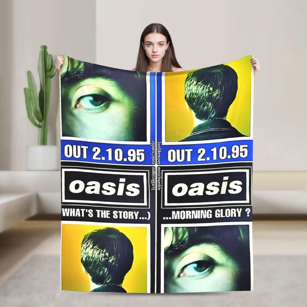 Ossis Band Warm Blankets  Picnic Plush Throw Blanket Novelty Home Decor Flannel Bedspread Sofa Bed Cover