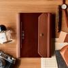 Hobonichi Cousin A5 Planner Cover - Aileron Brown, Three-Fold Case