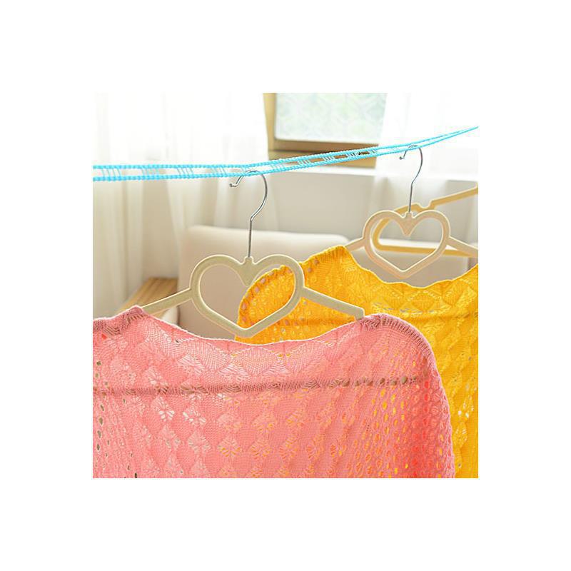 Windproof Non-Slip 5M Travel Clothesline for Hanging Clothes and Quilts