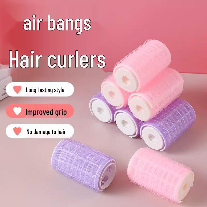 Air Bangs Curling Iron: Fluffy Hair Root Shaping Clip Curler