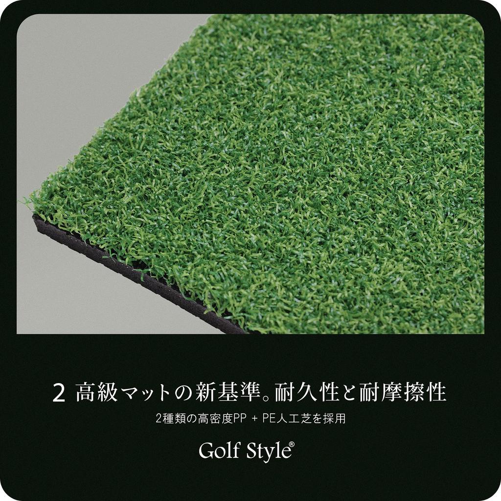 GolfStyle Large Golf Mat 100 x 150 cm PGA Pro Supervised Model Golf Practice Mat Swing Practice Indoor Outdoor Artificial Turf PVC Single Item