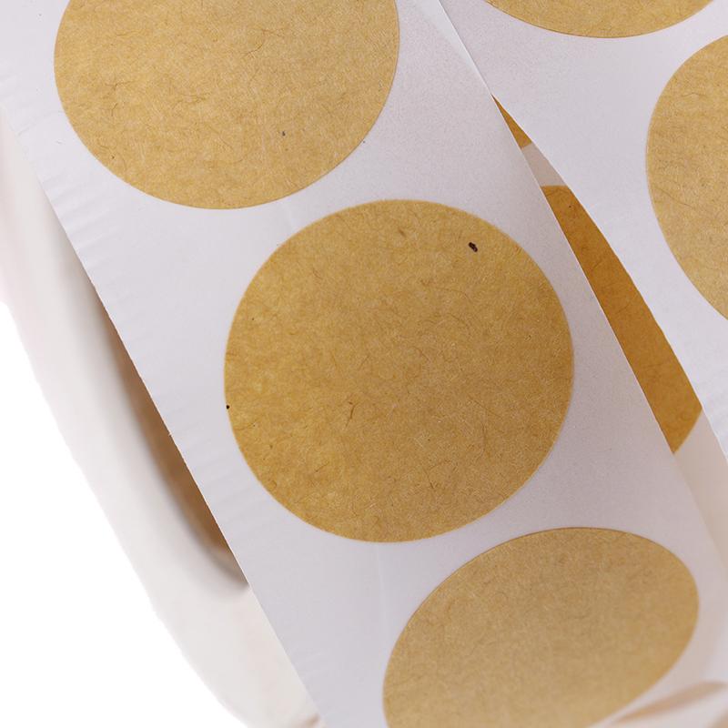 500Pcs/Set Blank Round Craft Stickers Seal Labels Diy Stickers For Package