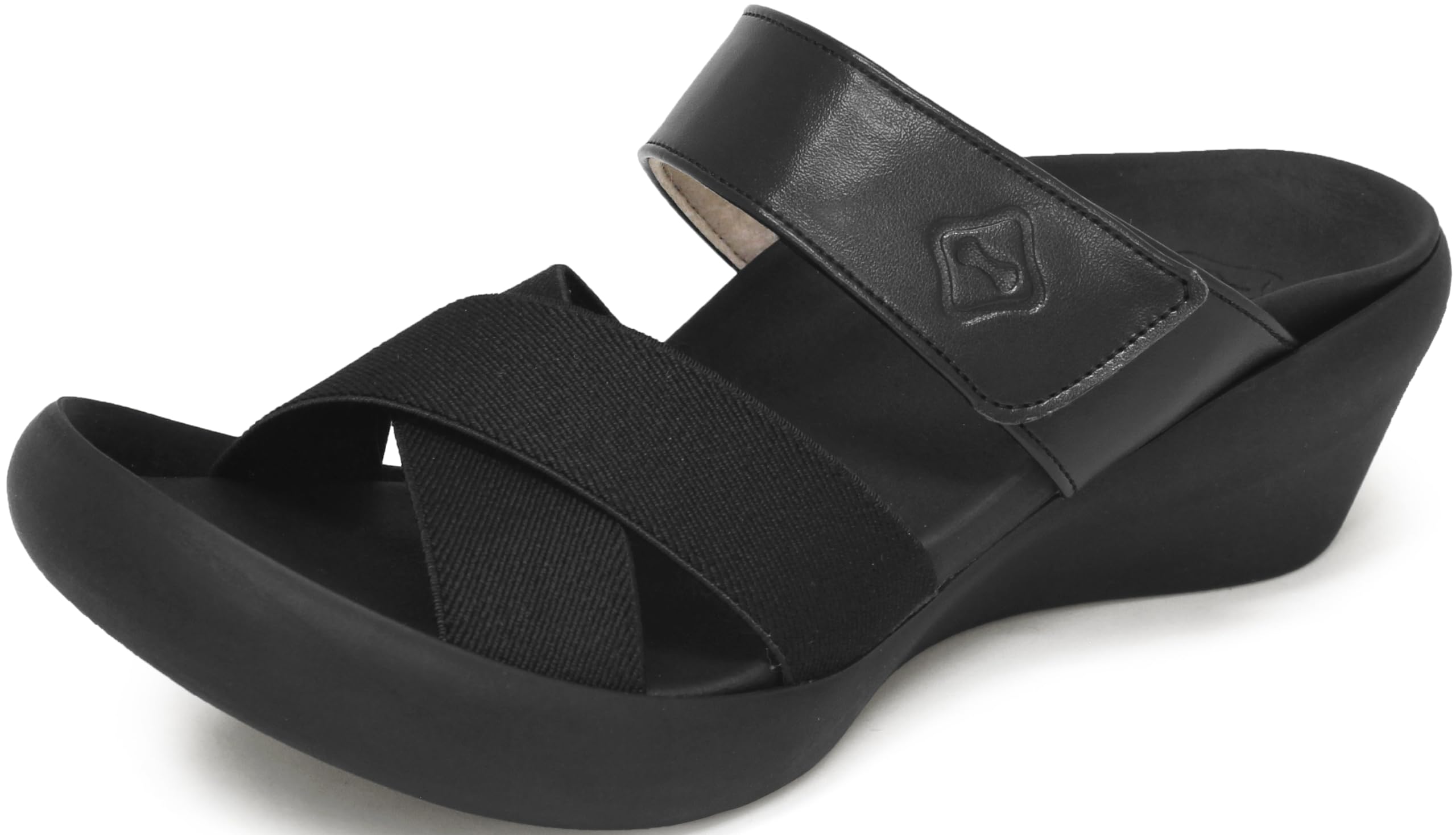 

Шлепанцы на низкой танкетке с перекрещенными ремешками, резиновые, на липучке, регулируемые, на танкетке, каблук 5 см, удобные для ходьбы, легко надевать, устойчивые к усталости, комфорт, сделано в