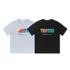 Summer New Trapstar Rainbow Towel Embroidered Short-sleeved T-shirt for Men and Women