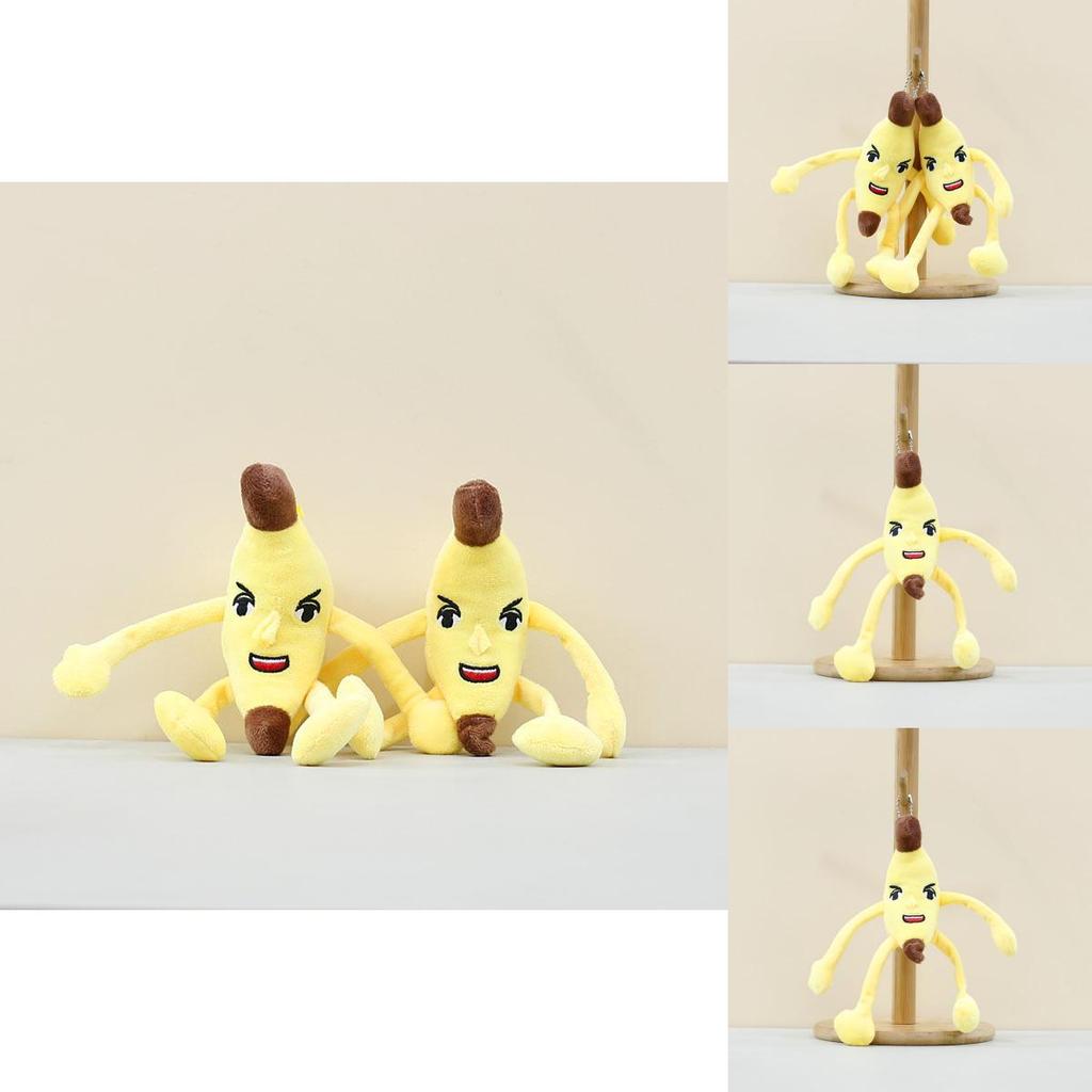 Banana Lovely Plush Doll Keychain Ideal For Kids Gift Soft Stuffed Decor Animal