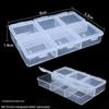 Transparent DIY Jewelry Storage Box - Detachable and Stackable Organizers for Tools and Earrings