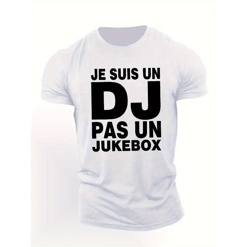 European Size Fun French Men s Short Sleeve T-shirt Summer T-shirt Top S