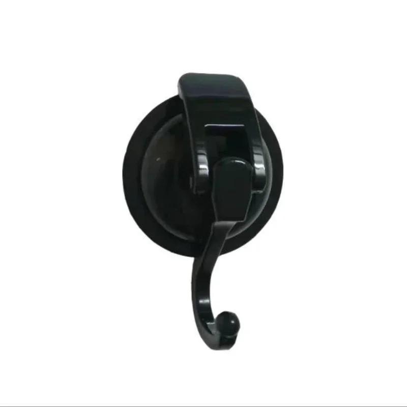 

1/2 шт. супер крючки на присосках, серебристые/черные многоразовые сверхпрочные крючки на вакуумных присосках для стеклянной кухни, ванной комнаты, крючки для полотенец 1PC чёрный