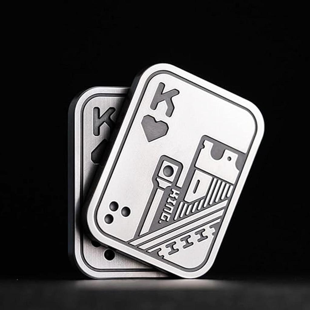 Triangle Rotating Spinner: EDC Three-Ring Snap Coin Decompression Hand Toy