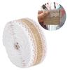 1pcs Lace Mesh Trim Burlap Ribbon Roll 5.5 Yards Lace Burlap Ribbon Jute Ribbon Roll  DIY Crafts