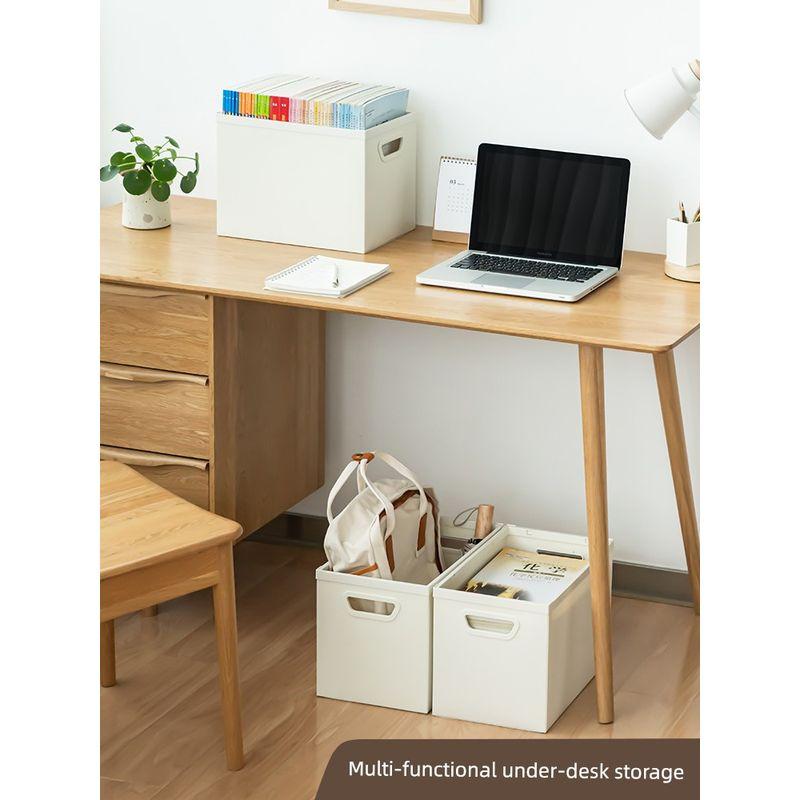 Folder Test Paper Storage Box Office Supplies Plastic Material Storage Box Desktop Shelf Hanaper Foldable