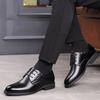 Lace Up Non Slip Men's Leather Brogue Shoes In Promotion Retro Pu Common Footwear Offer Male Casual Shoe Fashion 2024 Elegant
