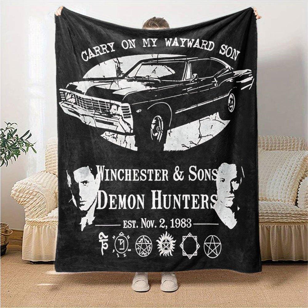 1pc Supernatural 11 Blanket Soft Warm Throw for Home, Office, Travel All Season Cozy Bedding Gift, Office Cozy Accessory