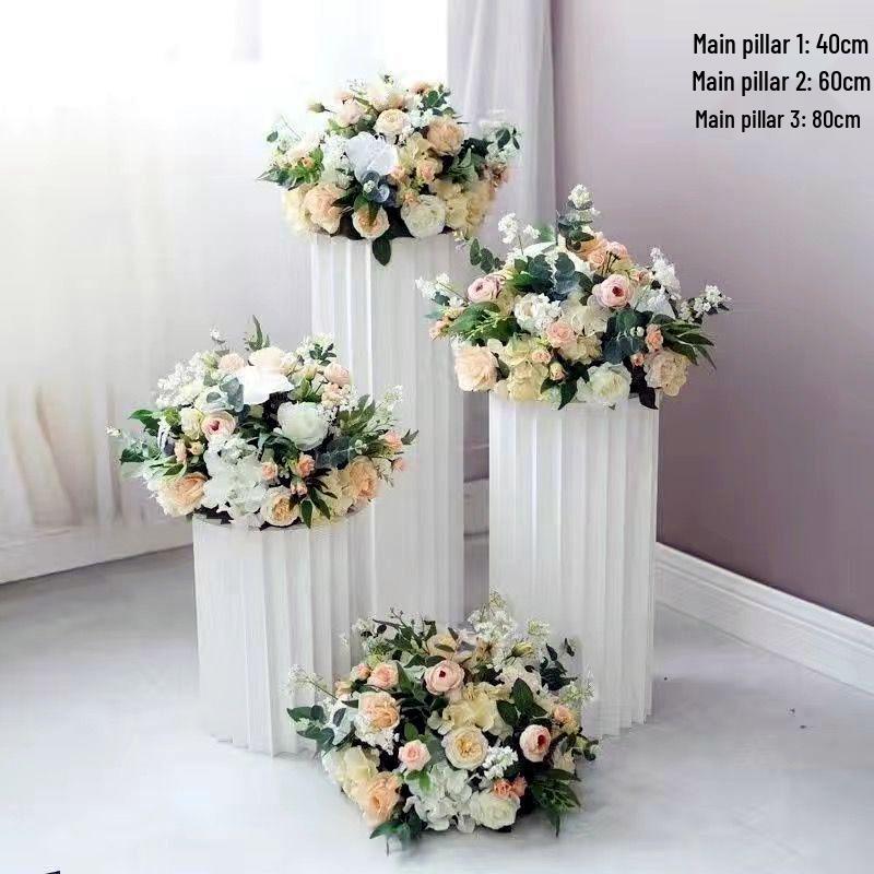 Artificial Flower Ball Decorations for Car Delivery, Wedding Aisle, and Roman Columns