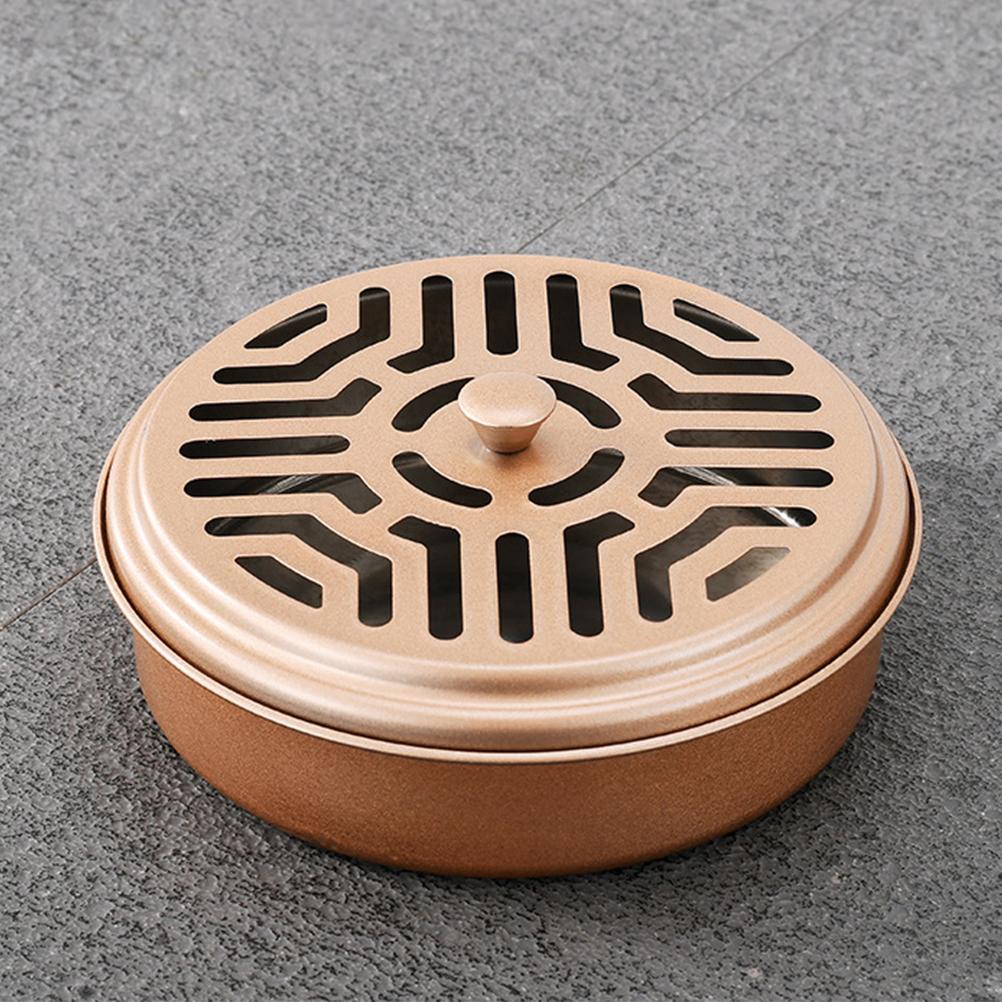 Portable Mosquito Coil Tray Holder Home Insect Repellent Anti-Fire Sandalwood Incense Burner Anti-Mosquito Supplies