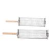 Rolling Grill Basket 304 Stainless Steel Rolling BBQ Net for Veggies Outdoor Cooking Tools