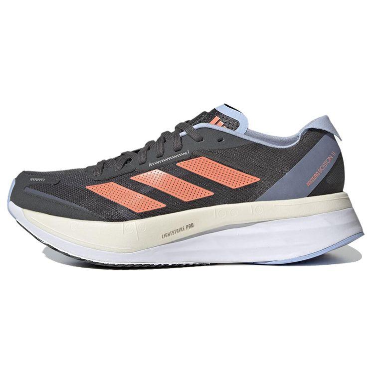 

Adidas Adizero Boston 11 Grey Coral Fusion Женские кроссовки Серо-шесть Blue-Dawn HQ3698 37⅓