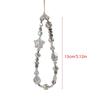 Elegant Acrylic Beaded Keychain Pendant Mobile Phone Chain Straps Fashion Cellphone Rope Women Telephone Lanyard Jewelry