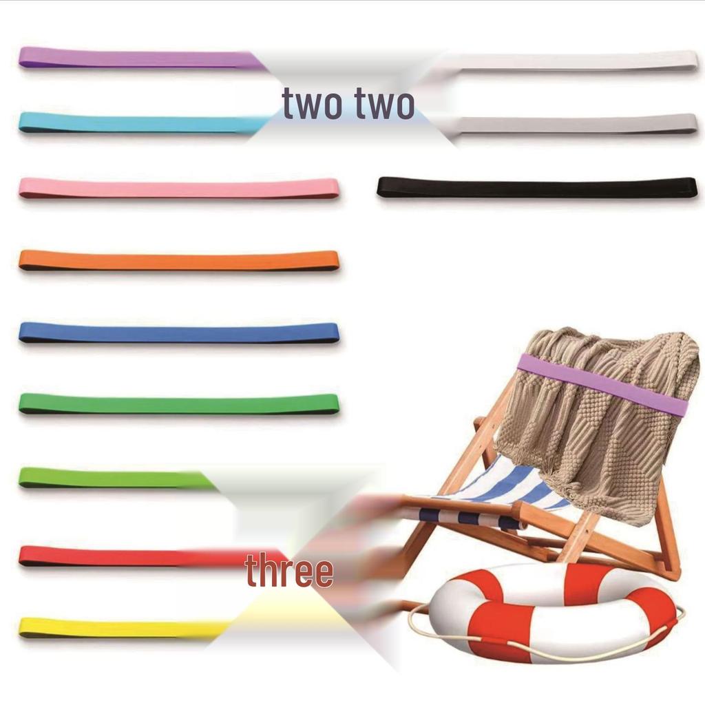 Minimalist Beach Chair with Silicone Straps and Versatile Storage
