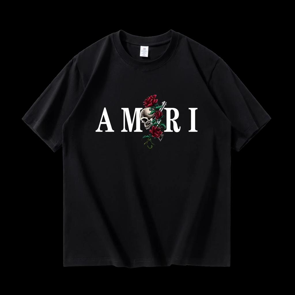 2025 Nuova Marca di Lusso T-shirt in Cotone Grafica Unisex Uomo Donna Estate Manica Corta Moda Casual Vintage T-shirt Streetwear