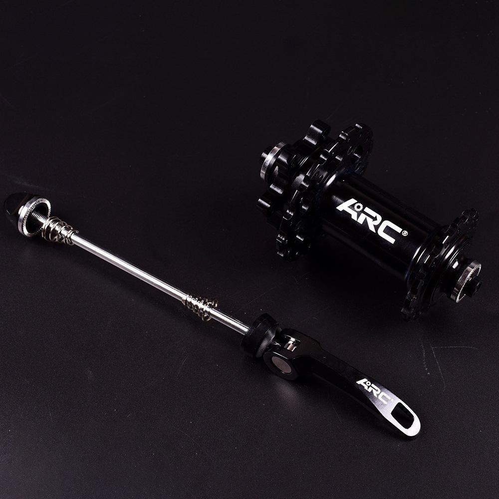1 Pair MTB Bike Hub Front Rear HG 8-11 Speed 4 Claws 36 Holes Disc Brake Hubs with Quick Release