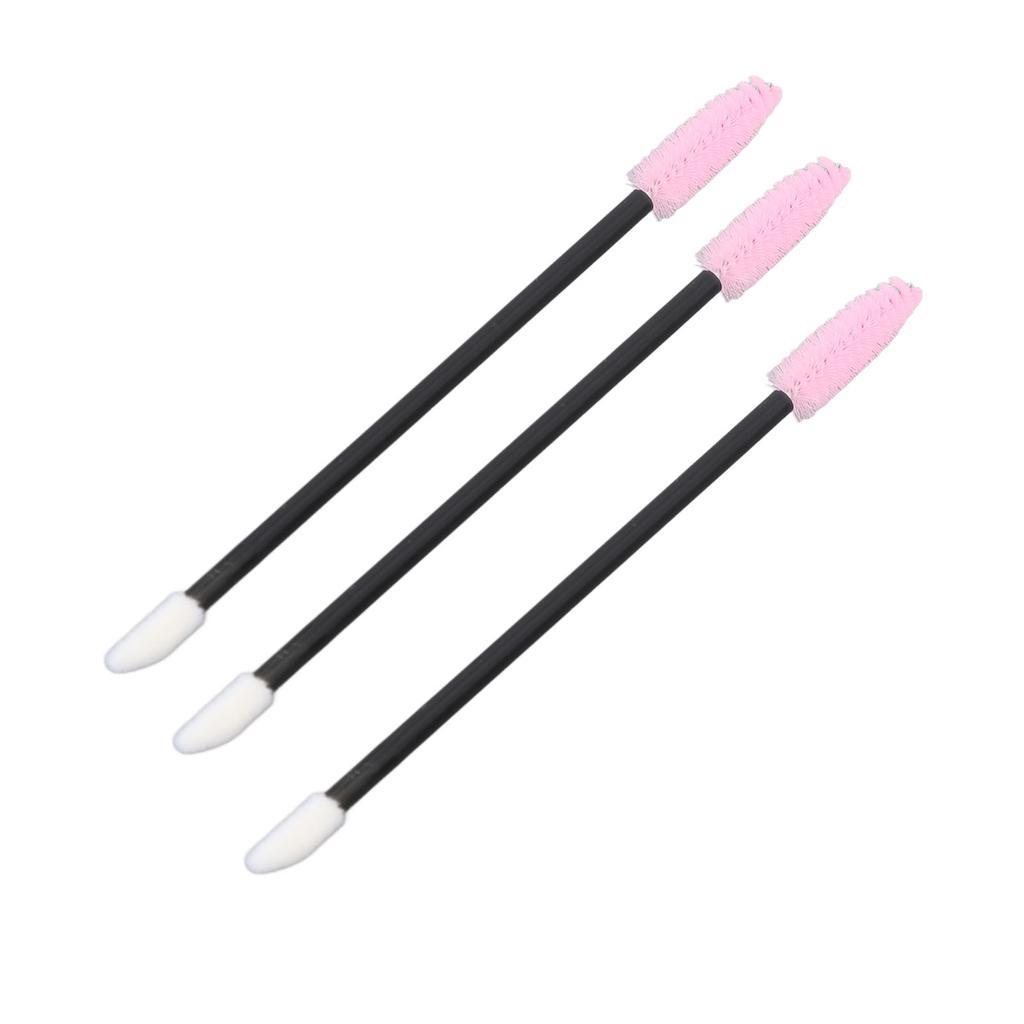 Disposable Eyelash Eyebrow Brush Double Headed Lip Brush Mascara Wands Applicators for Eyelash Extensions