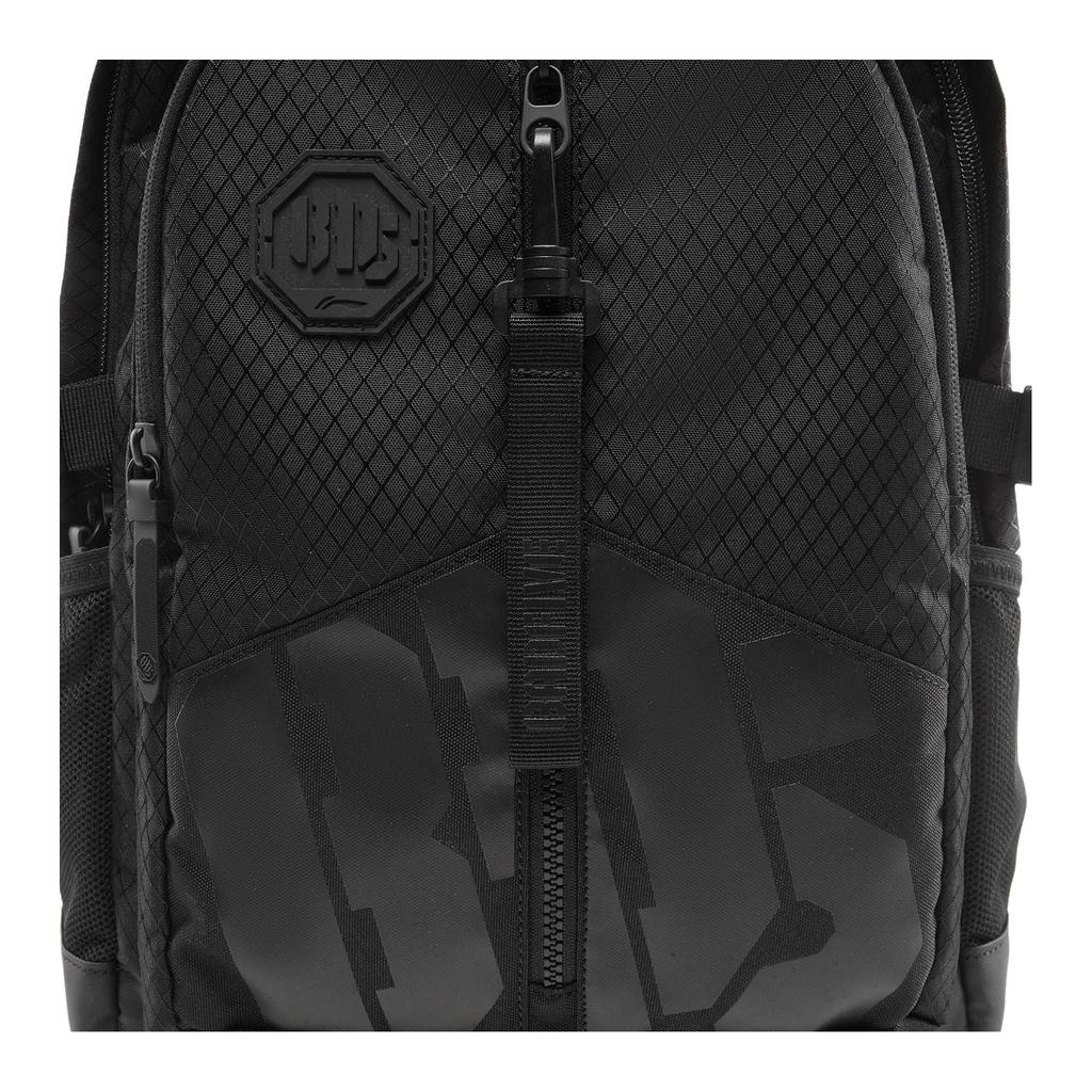 New LiNing BadFive Polyester Backpack Unisex Black ABSV211-1