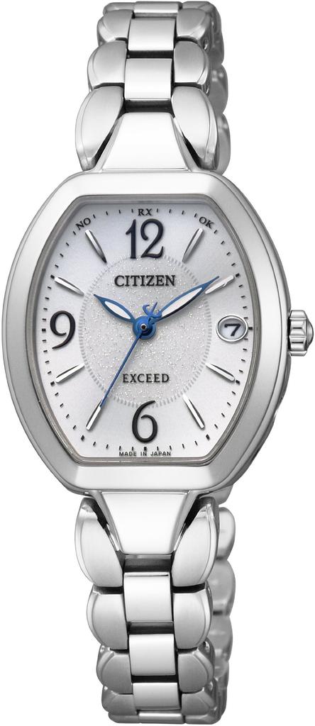 Citizen Exceed Titanium Model Silver Eco-Drive Radio-Controlled Watch, ES8060-57A,