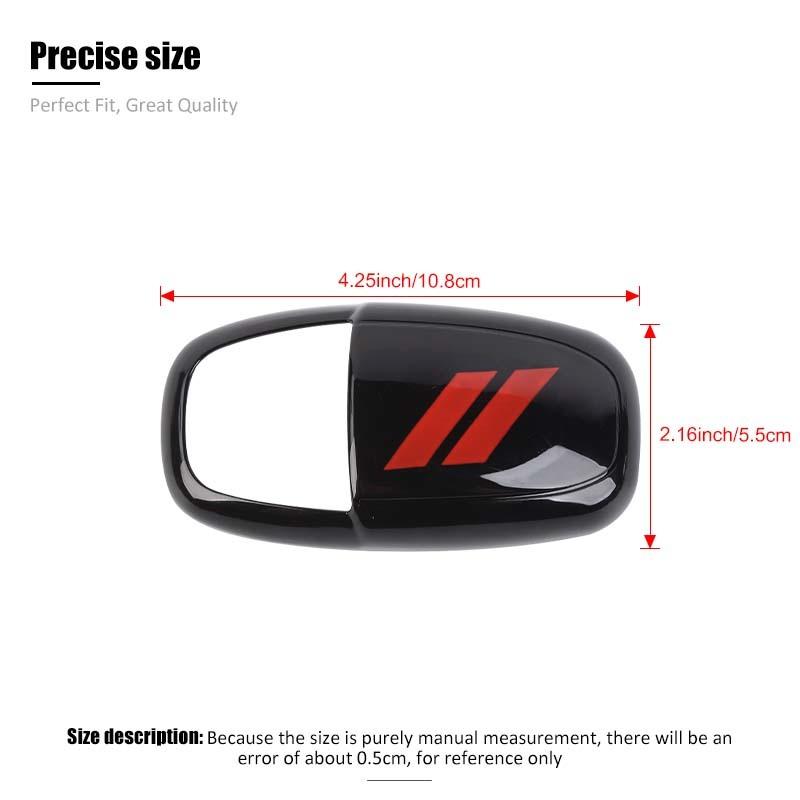 Car Gear Shift Panel Cover Gear Lever Protective Sticker For Dodge Charger For Dodge Challenger 2015 Up for Durango 2018 Up ABS Accessories