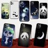 Cute Cartoon Panda Case For Oppo A94 A74 A54 A80 A60 A40 A18 A38 A58 A78 A98 A96 A76 A16 A15 A17 A57 A77 A5 Pro