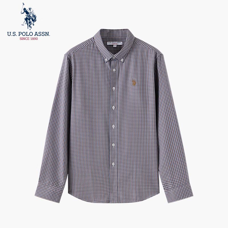 U.S. POLO ASSN. Men's Plaid Long-Sleeve Shirt