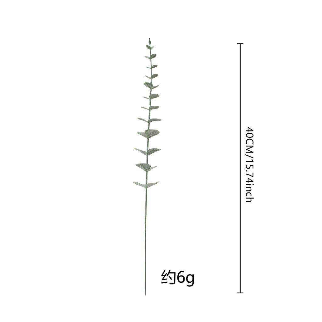 Artificial Eucalyptus Leaf Stems, Eucalyptus Leaves, Green Branches Decorative Home Ornaments Wedding Green Plants