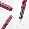 LAMY AL-Star Black Purple Fountain Pen - Ergonomic Grip and Steel Nib Size M - Lightweight Alumin...