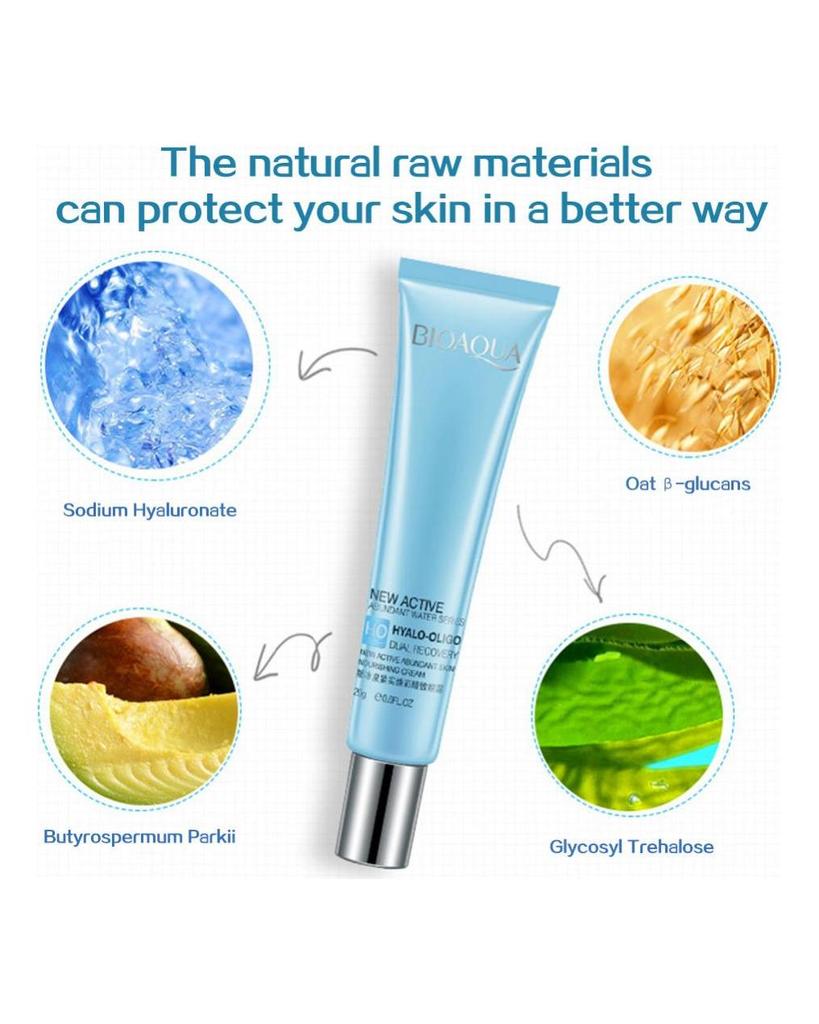 Bioaqua Liftingový zpevňující oční krém proti stárnutí a jemným linkám Péče na obličej Hydratační odstraňovač tmavých kruhů proti otokům