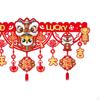Chinese Lunar Year Decoration Door Curtain Blessings with Tassels Ornament for
