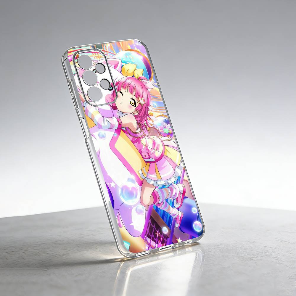 Anime Nijigasaki Phone Case For Samsung S25,S24,S21,S22,S23,S30,Ultra,S20,Plus,Fe Transparent Cover