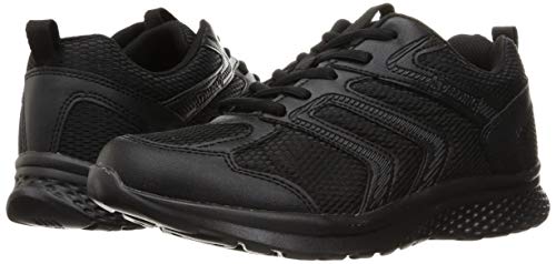 Spalding JIN 3790/3800 Running Shoes, Black, Size 26.5cm, 4E/3E, Water-Repellent, Lightweight, for Men and Women (Current Model)