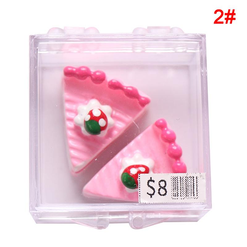 1:12 Miniature Dollhouse Egg Tart Mini Chocolate Cake Dessert Bento box Model for Doll House Decor Pretend Food Kitchen Toys