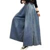 Spodnie damskie Oversize Jeans Wiosna Lato Długie Szerokie Nogawki Luźne Plisowane Modne Rozcięcie Damskie Spodnie Elastyczne Wysoki Stan Damskie Spodnie