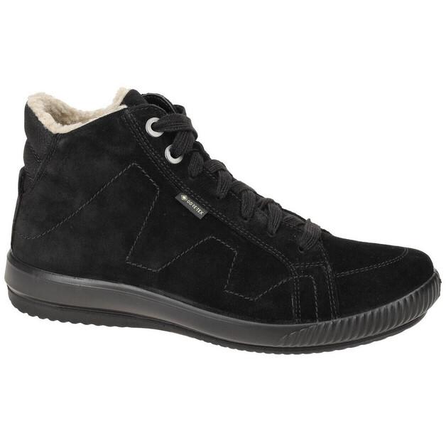 Женские полуботинки Legero Sneaker leder чёрные warmfutter