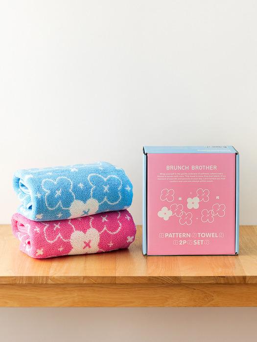 romane Brunch Brother Pattern Towel 2P Set Patterned Towel 2P Set