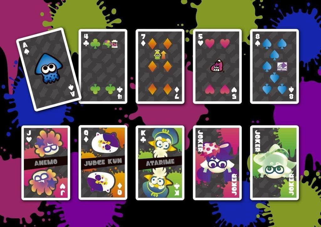 Nintendo Splatoon Playing Cards 01 Standard