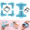 Box Corner Guides  Corner Holding Tool 6Pcs Guides Right Angle Clamp Tool for Positioning Craft Bookbinding Papers Card Gluing M