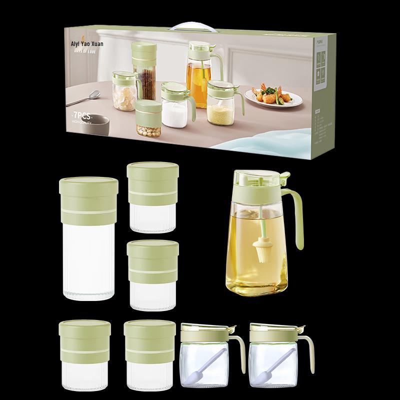Kitchen Oil Pot & Seasoning Storage Set 1