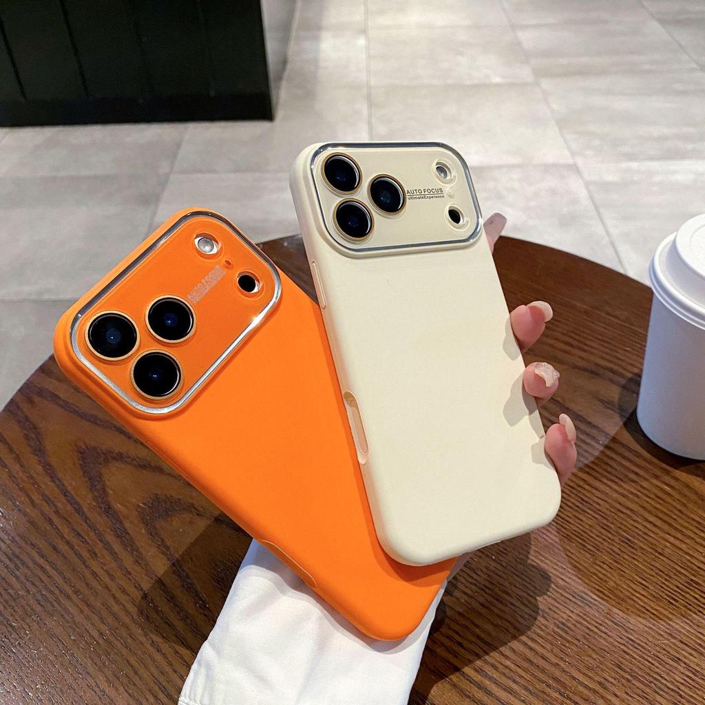 iPhone 17 Pro Max Liquid Silicone Lens Film Case, Full Coverage, Ultra-Thin, Anti-Drop