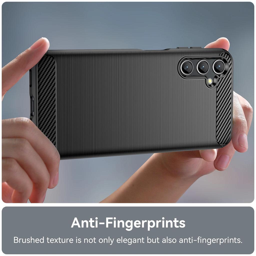 Carbon Fiber Texture TPU Case for Samsung Galaxy A14 A24 A34 A54 5G A73 A53 A33 A13 A23 A52 Shockproof Protective Cover Funda