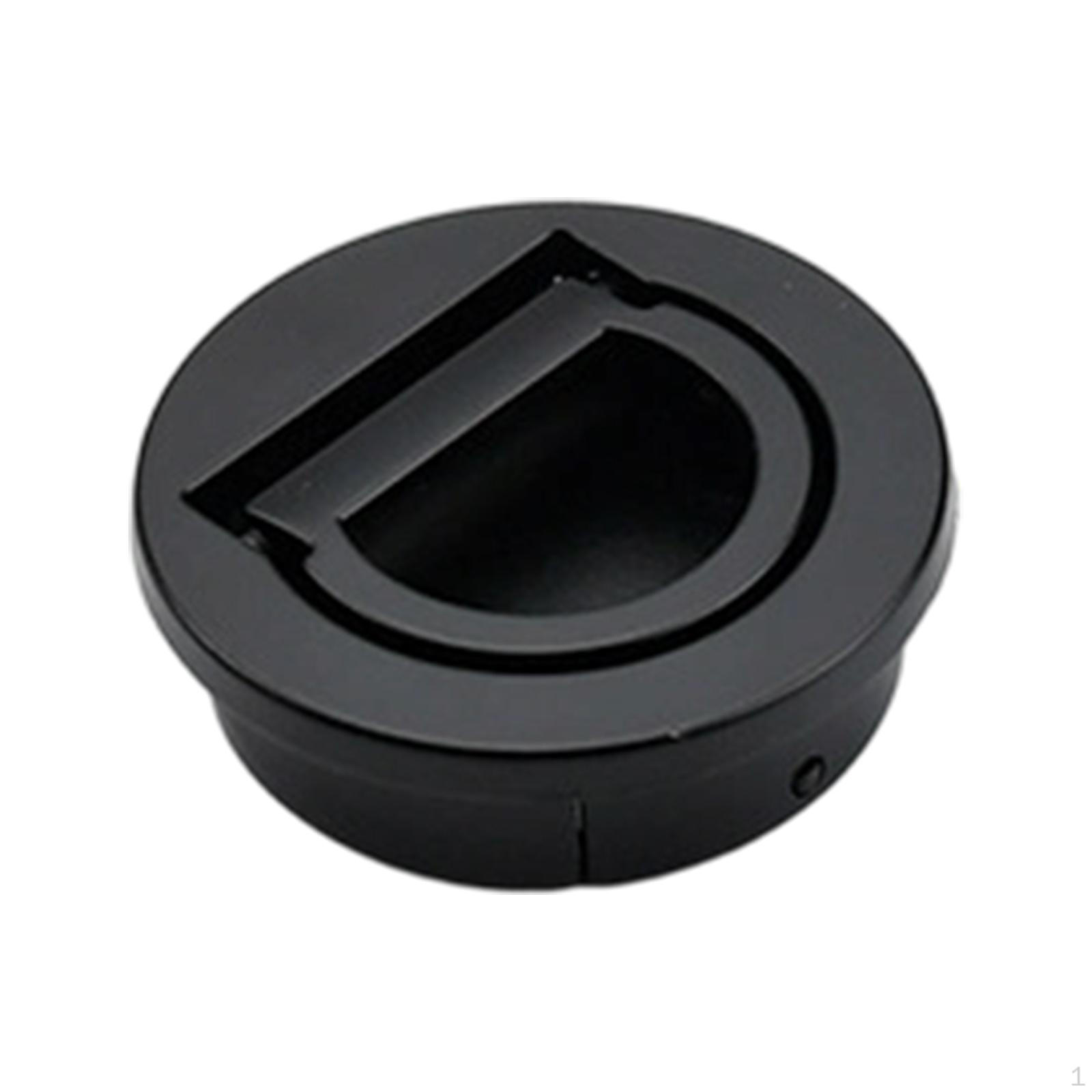 

Pull Handle Easy to Install Round 40mm Multipurpose Recessed for Tatami Locker Wardrobe Black