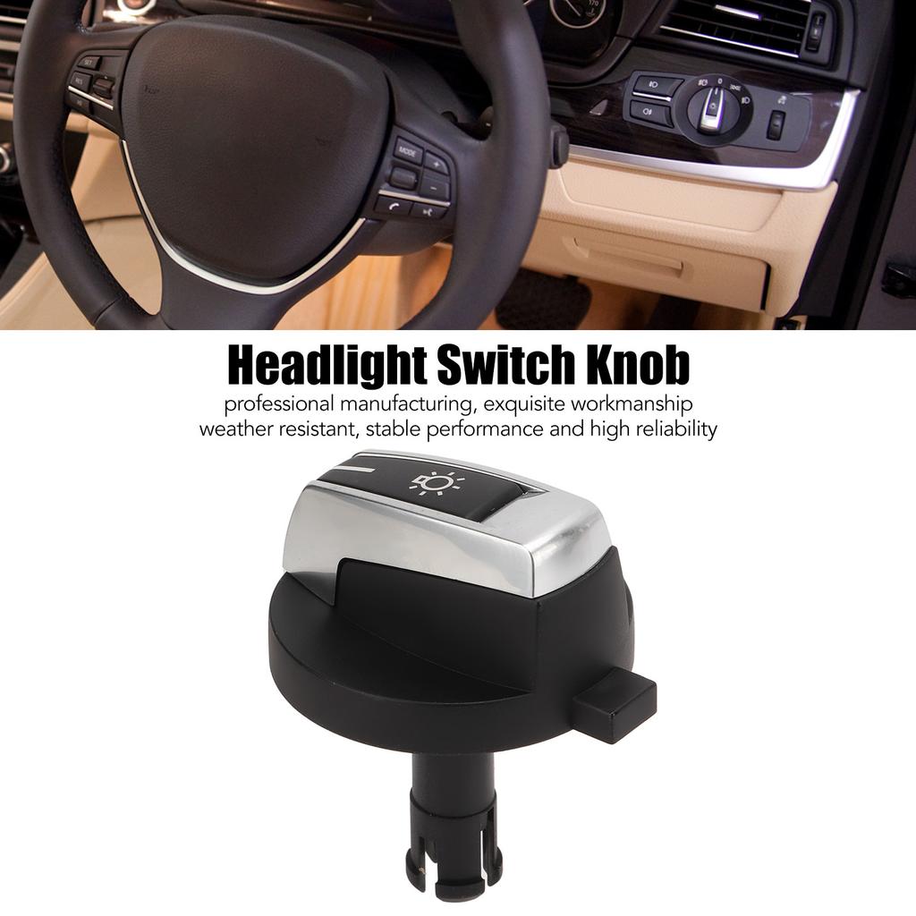 Headlight Control   Knob Car Headlamp Knob Replacement for 5 6 7 Series X3 X4